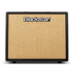 Blackstar Debut 50R 1x12 50W guitar combo amplifier in black with control knobs and speaker grille.