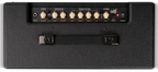 Blackstar Debut 50R 1x12 50W guitar combo amplifier in black, showing the control panel and speaker grille.