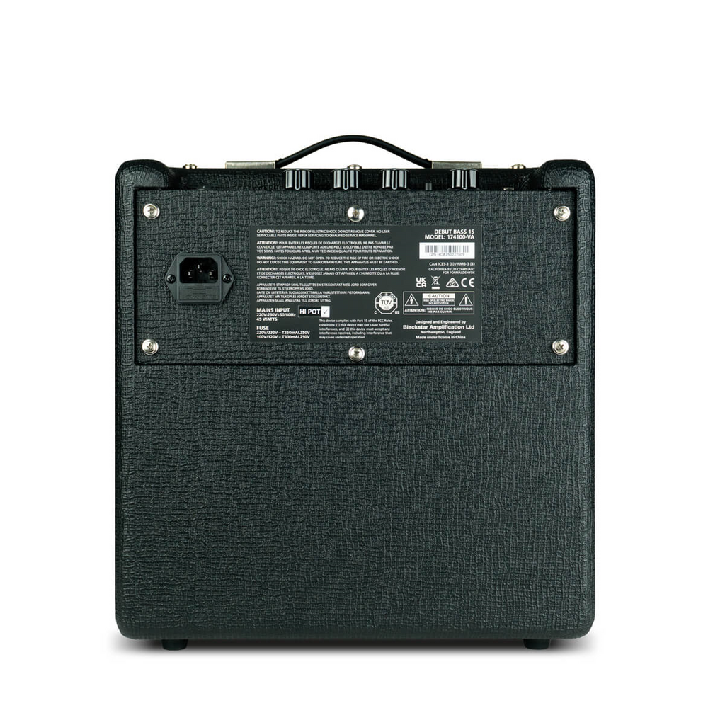 Blackstar Debut 15 Bass Combo Amplifier (15w) - Black