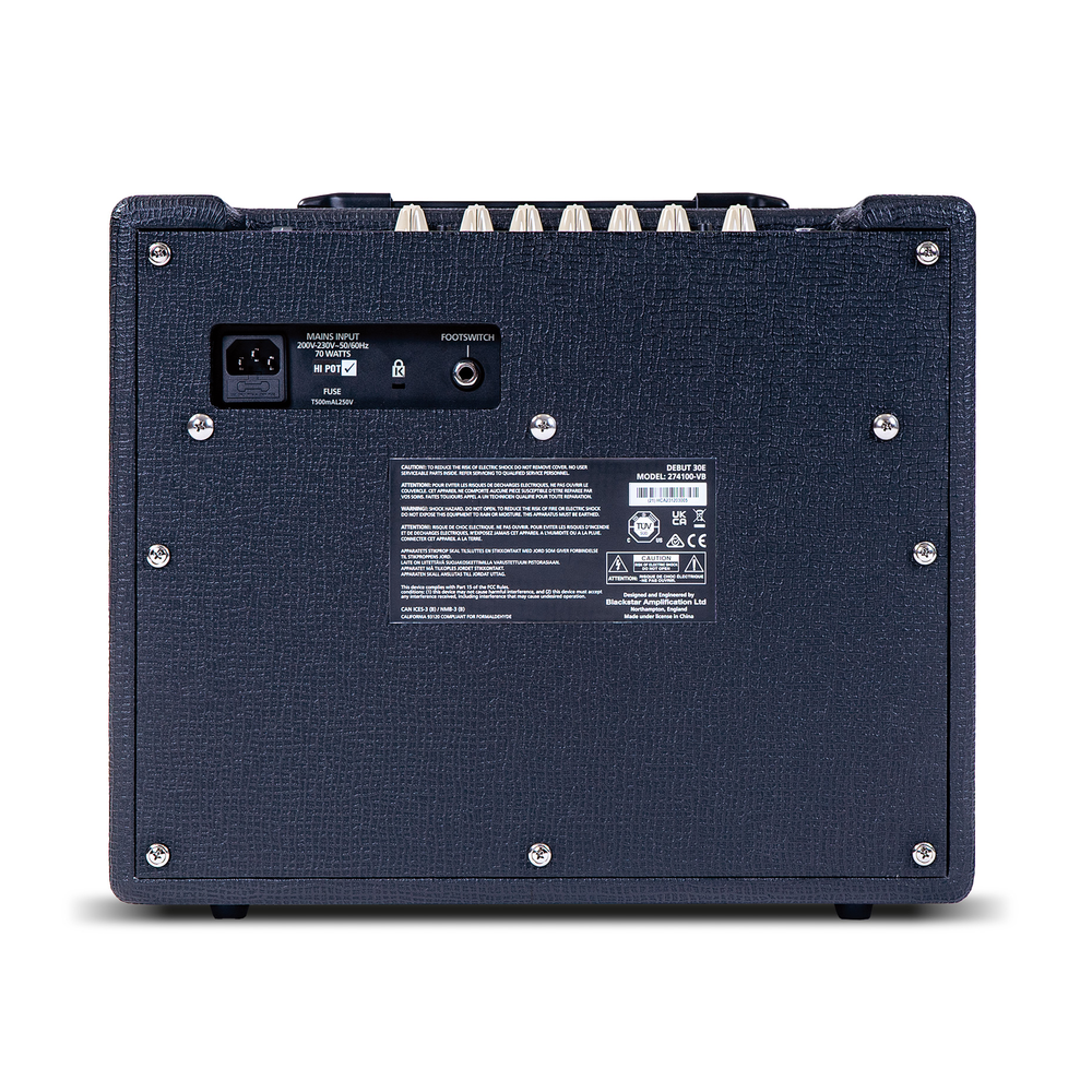 Blackstar Debut 30E 30W Combo Guitar Amplifier - Black