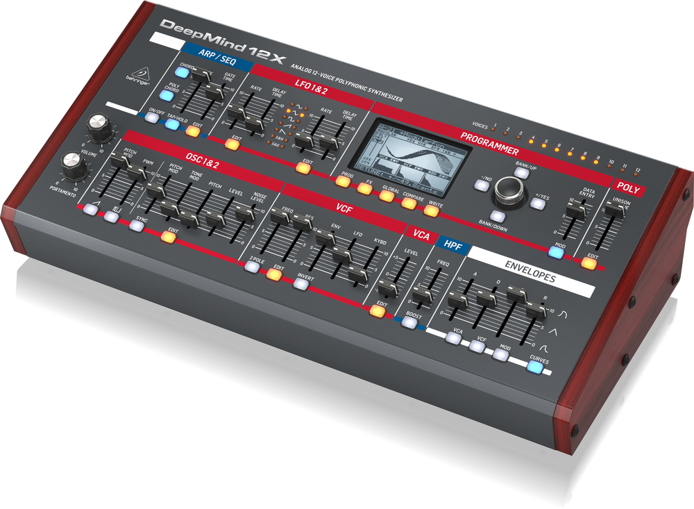 DEEPMIND 12XD TRUE ANALOG 12-VOICE POLYPHONIC SYNTH DTOP
