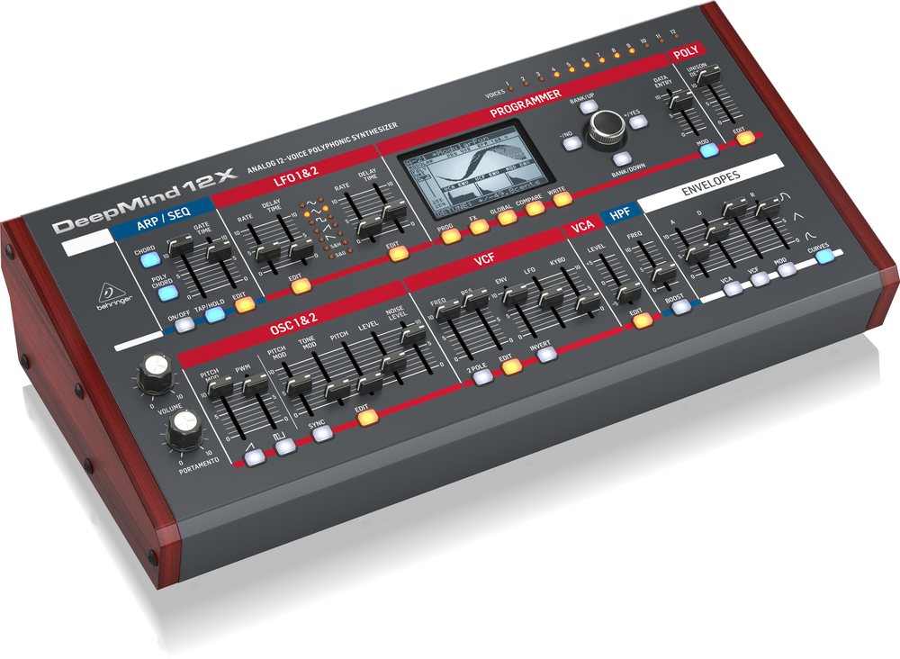 DEEPMIND 12XD TRUE ANALOG 12-VOICE POLYPHONIC SYNTH DTOP