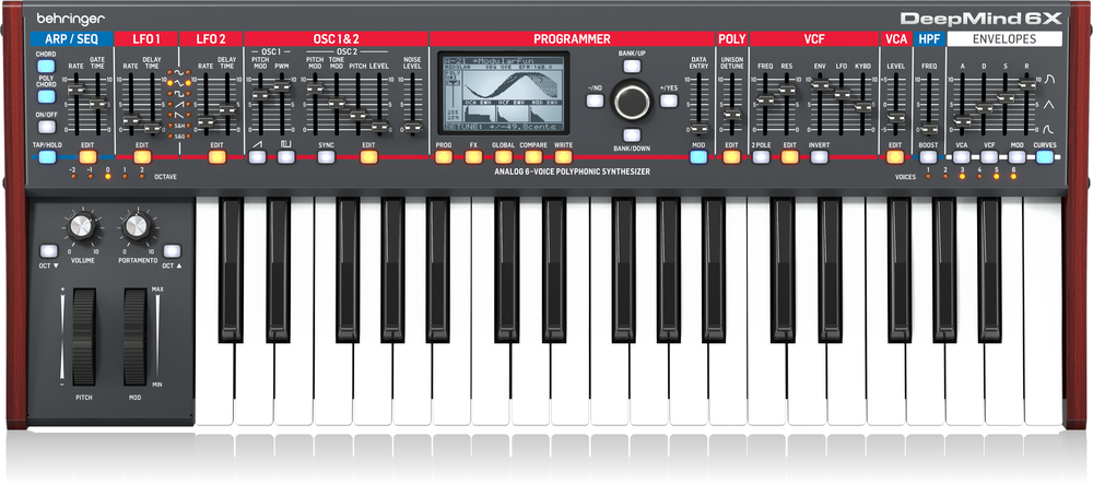 DEEPMIND 6X TRUE ANALOG 6-VOICE POLYPHONIC SYNTH