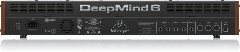 Behringer Xenyx Control 2 USB studio control with audio interface and mixing controls, shown with DEEPMIND6_2.png.