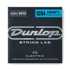 Dunlop electric guitar strings 12-54 set, shown with packaging and string details for electric guitar players.