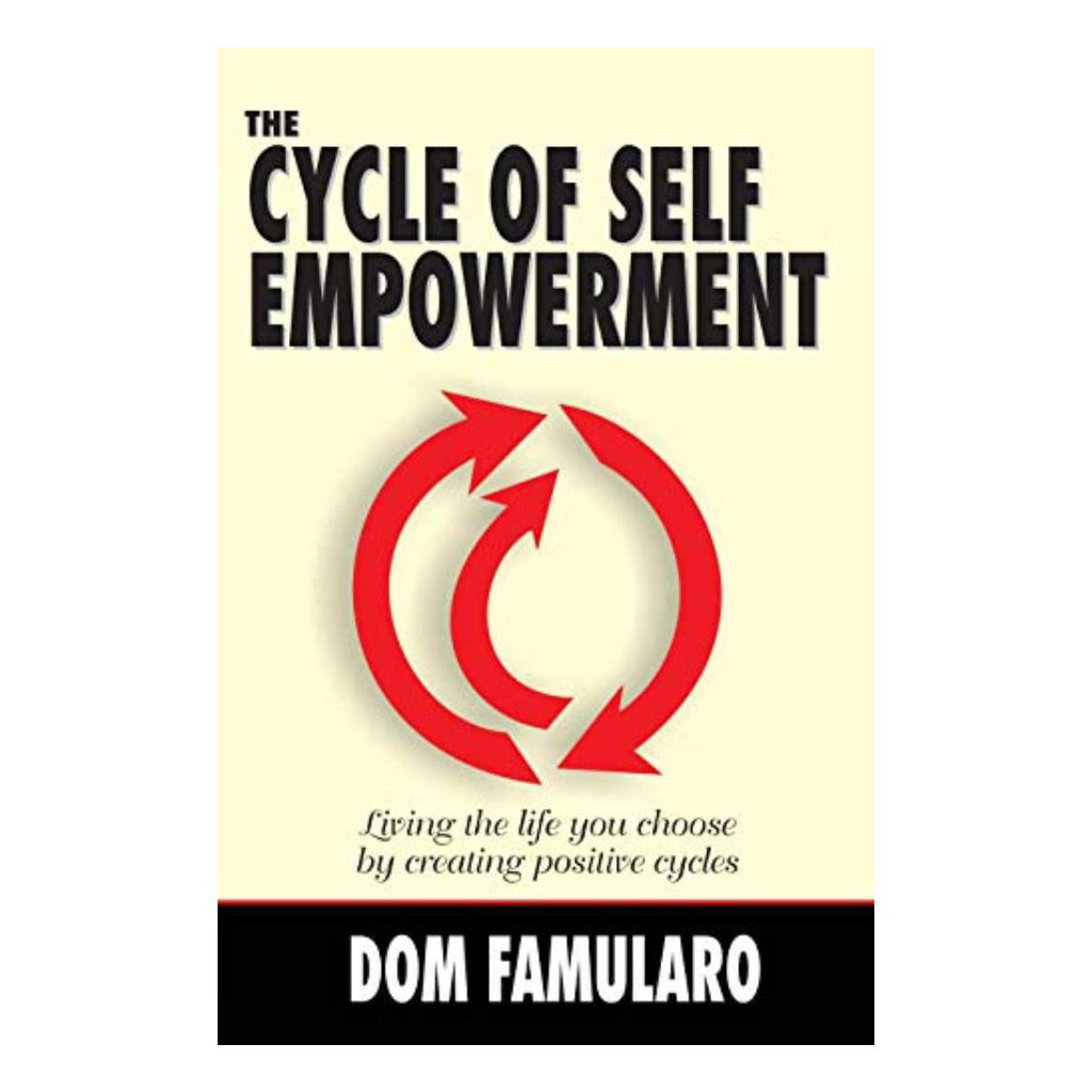 Drum book "The Cycle of Self Empowerment" by Dom Famularo, featuring engaging cover design and educational content.