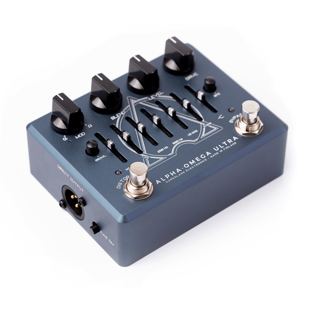 Darkglass Alpha Omega Ultra Bass Overdrive Pedal with Aux Input