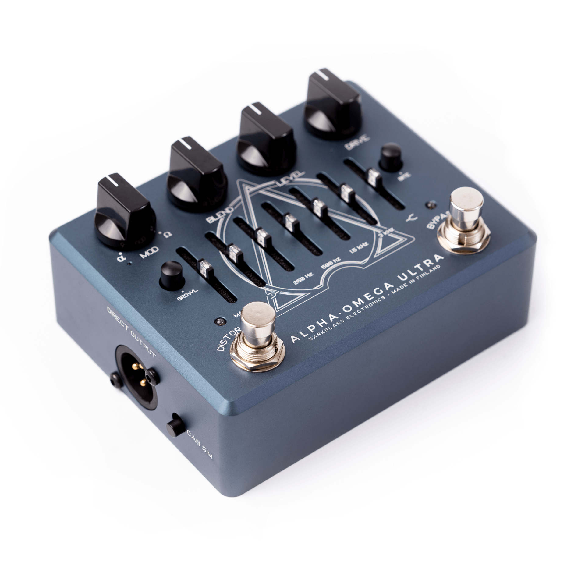 Darkglass Alpha Omega Ultra Bass Overdrive Pedal with Aux Input