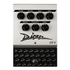 Diezel VH4-2 2-channel effects pedal with control knobs and footswitch for guitar overdrive and preamp effects.