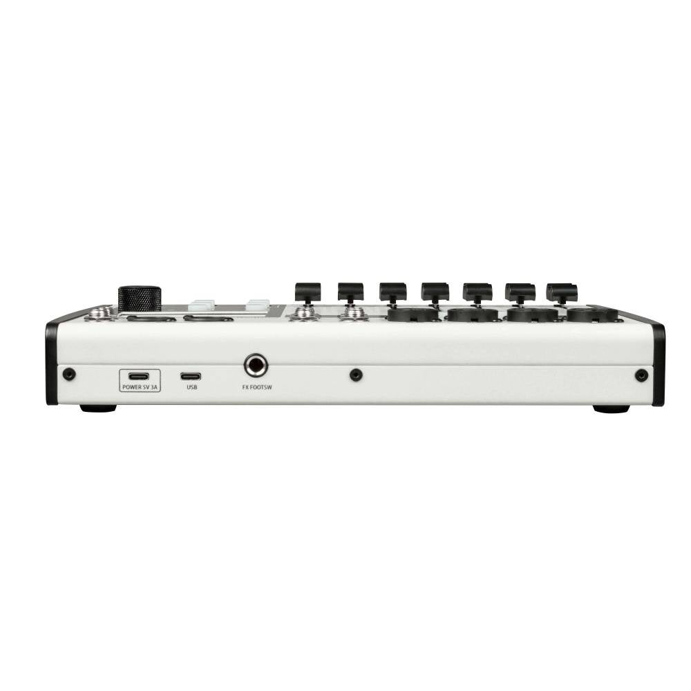 Proel DIGIPAD8 compact 8-channel digital mixer with control knobs and input/output ports, ideal for live sound and studio use.