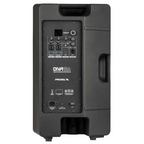 Proel DIVA12A powered PA speaker with 12-inch woofer and control panel, designed for professional sound reinforcement.