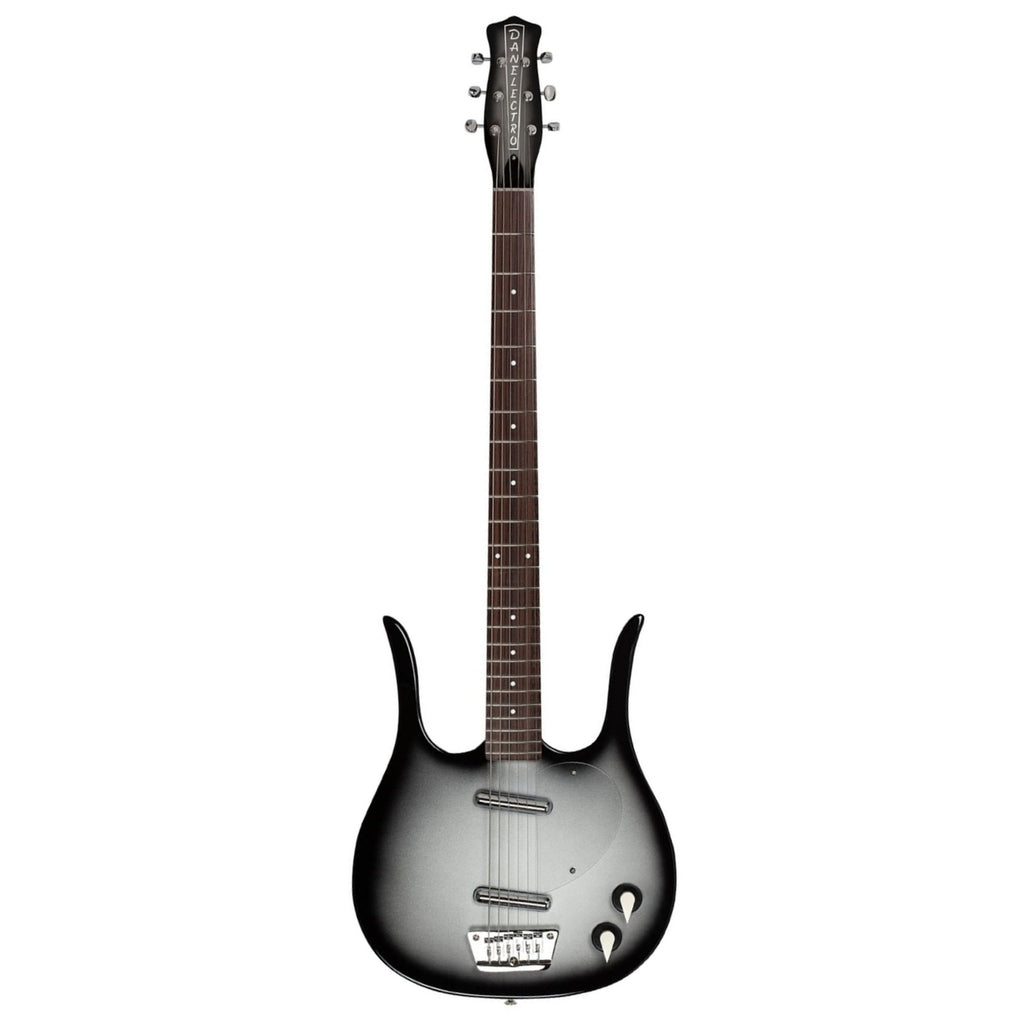 Danelectro DK58LHBARBKB Longhorn Baritone Electric Guitar - Black Burst