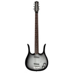 Danelectro DK58LHBARBKB Longhorn Baritone Electric Guitar - Black Burst