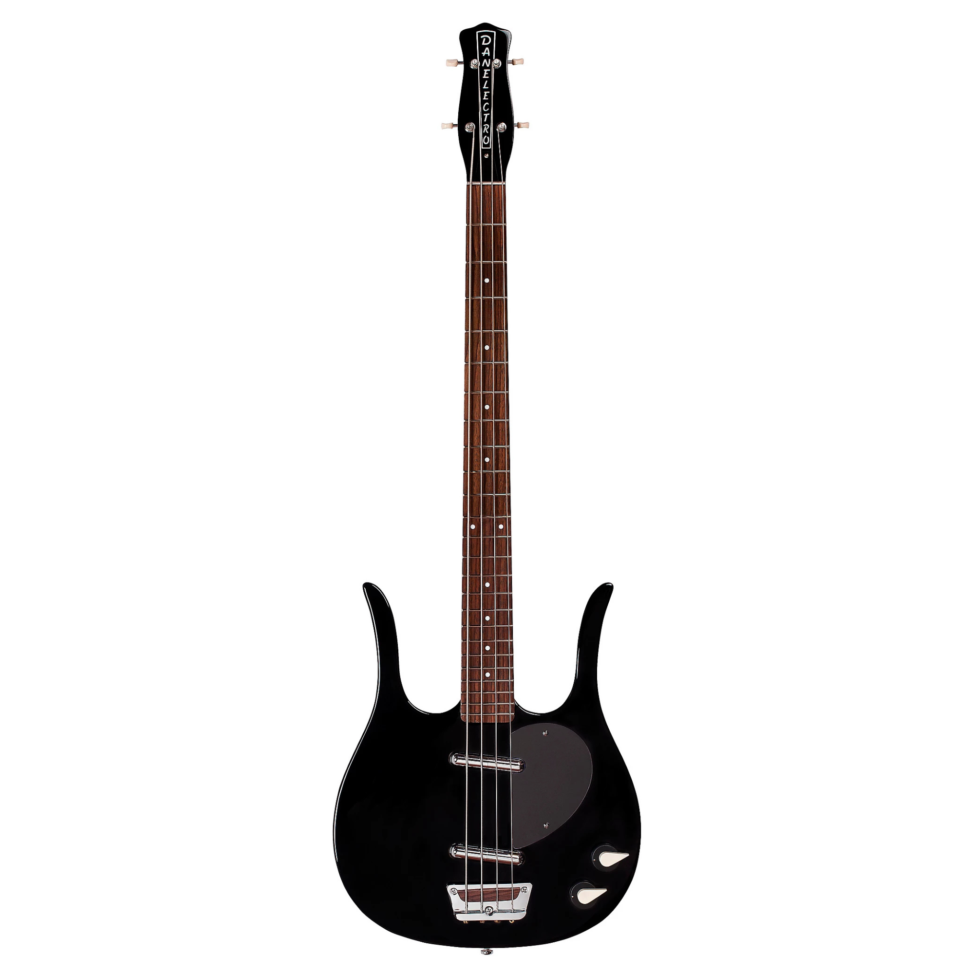 Danelectro '58 Longhorn Bass Guitar - Black (B-STOCK)