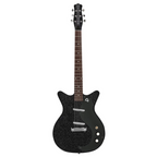 Danelectro '59M Blackout Electric Guitar with NOS+ Pickups - Black Metal Flake