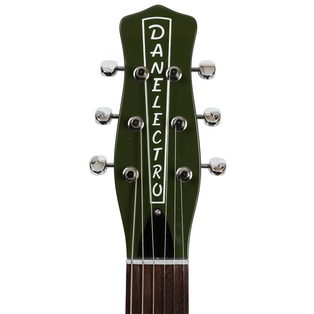 Danelectro '59M Blackout Electric Guitar with NOS+ Pickups - Green Envy