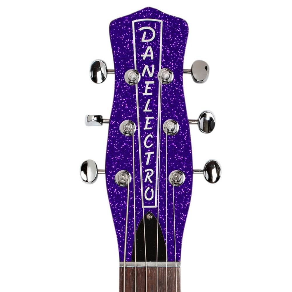 Danelectro '59M Blackout Electric Guitar with NOS+ Pickups - Purple Metal Flake