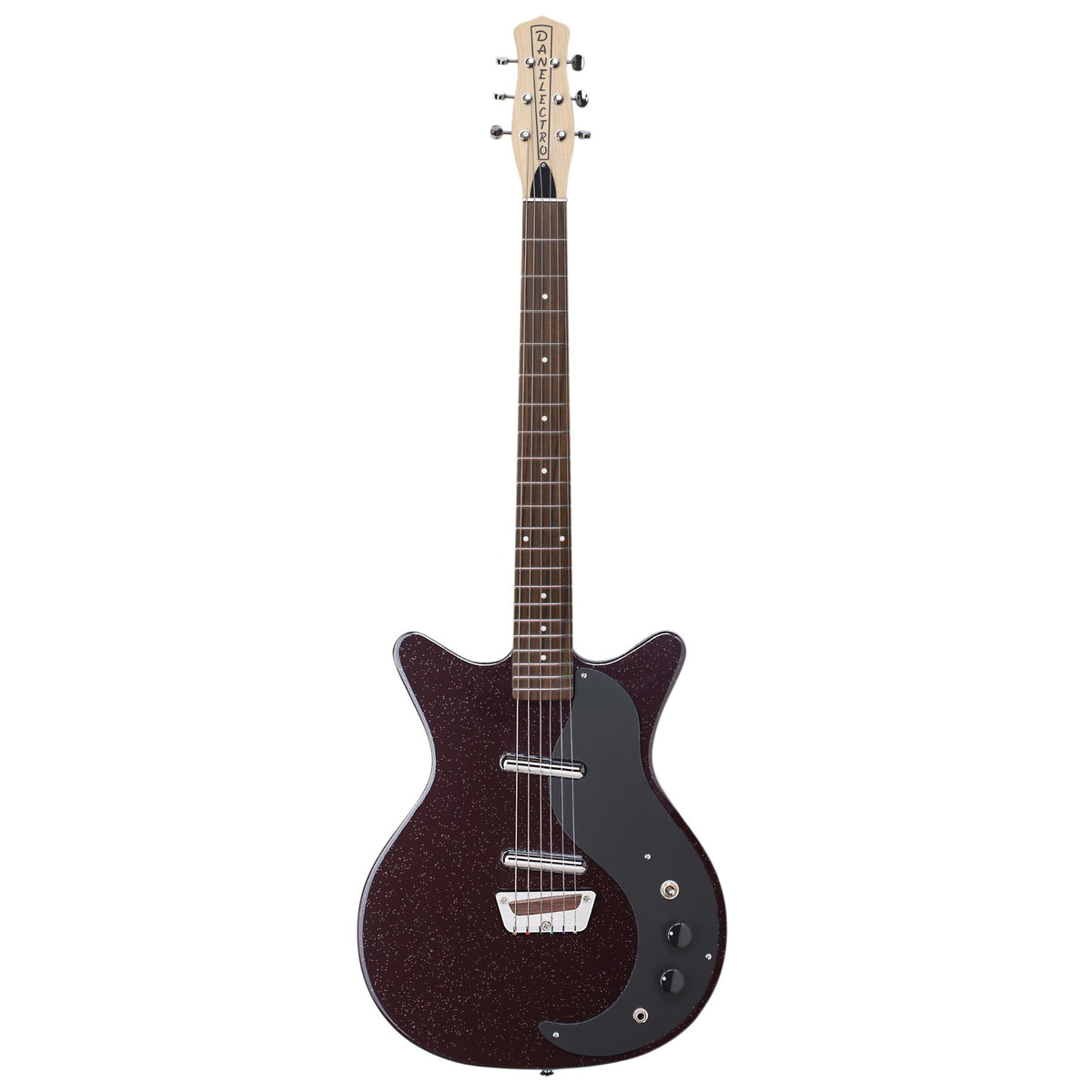 Danelectro DK59GLTRMR Glitter '59 Electric Guitar - Maroon