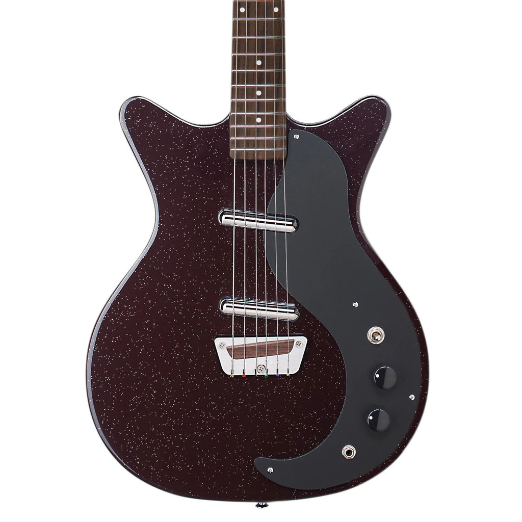 Danelectro DK59GLTRMR Glitter '59 Electric Guitar - Maroon