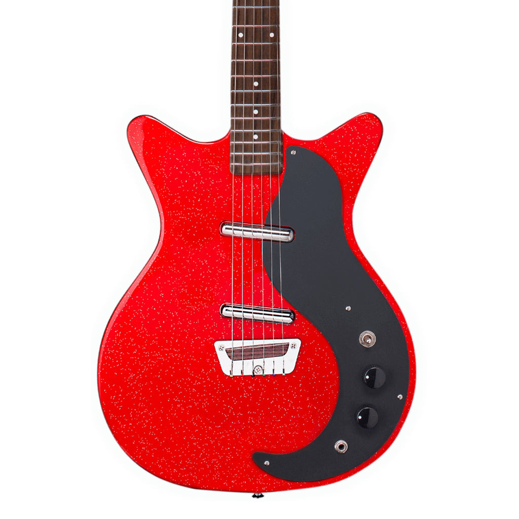Danelectro DK59GLTRRD Glitter '59 Electric Guitar - Red