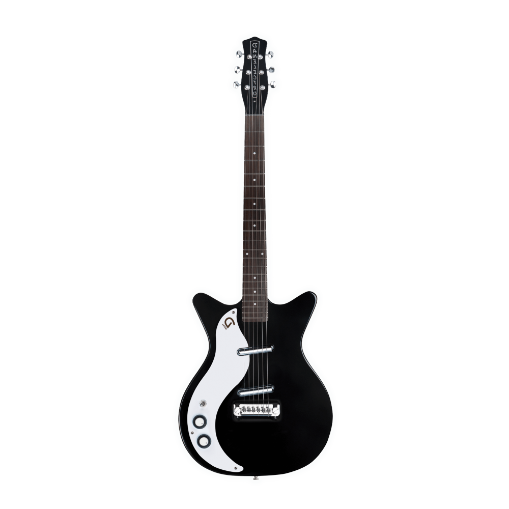 DanElectro 59M NOS+ Left-Handed Electric Guitar in Black