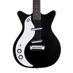 DanElectro 59M NOS+ Left-Handed Electric Guitar in Black