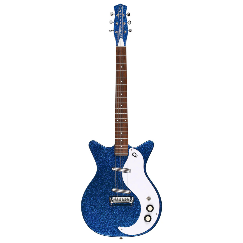 Danelectro 59M NOS+ 60th Ann. Electric Guitar Blue Metal Flake (B-STOCK)
