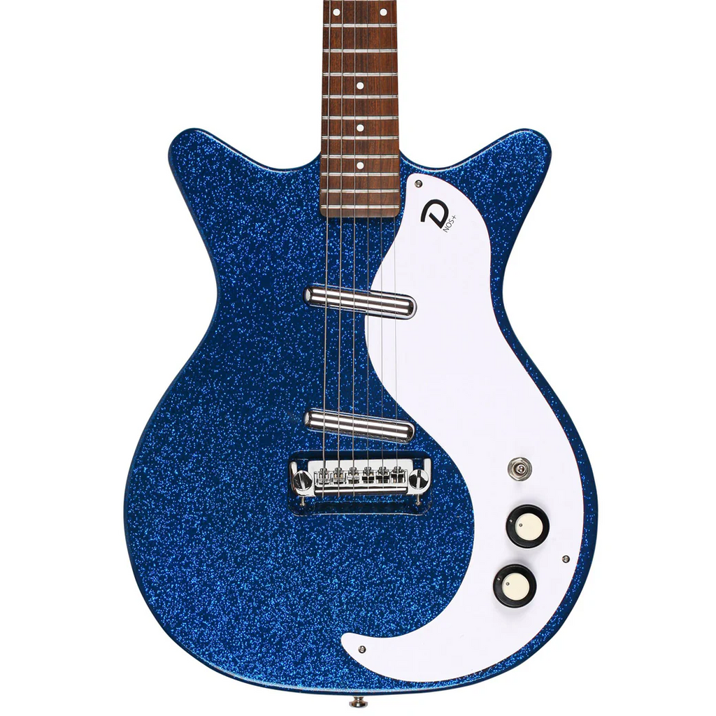 Danelectro 59M NOS+ 60th Ann. Electric Guitar Blue Metal Flake (B-STOCK)
