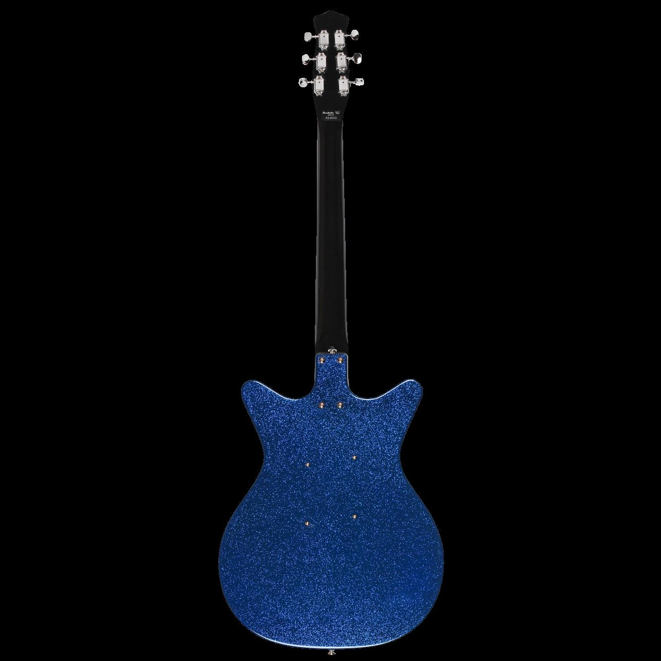 Danelectro 59M NOS+ 60th Anniversary Electric Guitar Deep Blue Metal Flake