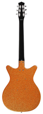 Danelectro 59M NOS+ Electric Guitar in Orange M-Flake