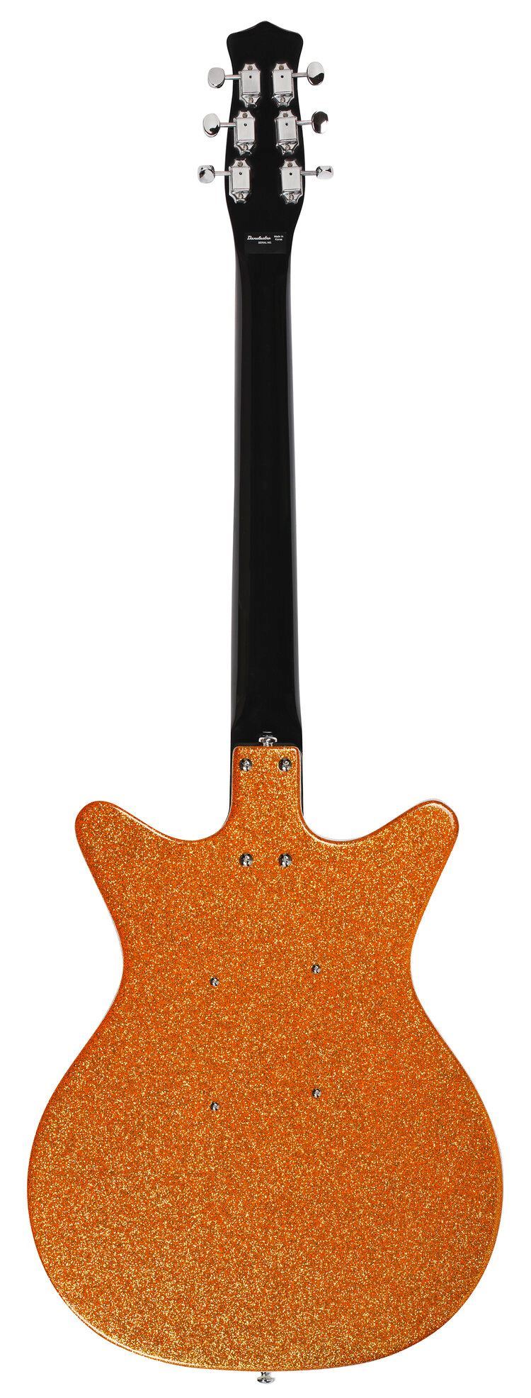Danelectro 59M NOS+ Electric Guitar in Orange M-Flake