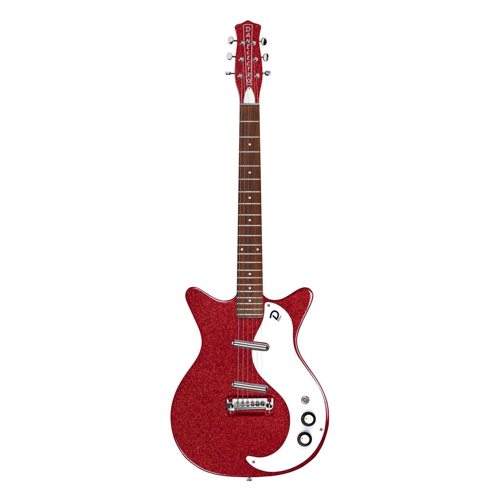 DanElectro 59M Series NOS Electric Guitar 60th Anniversary in Red Metallic Flake
