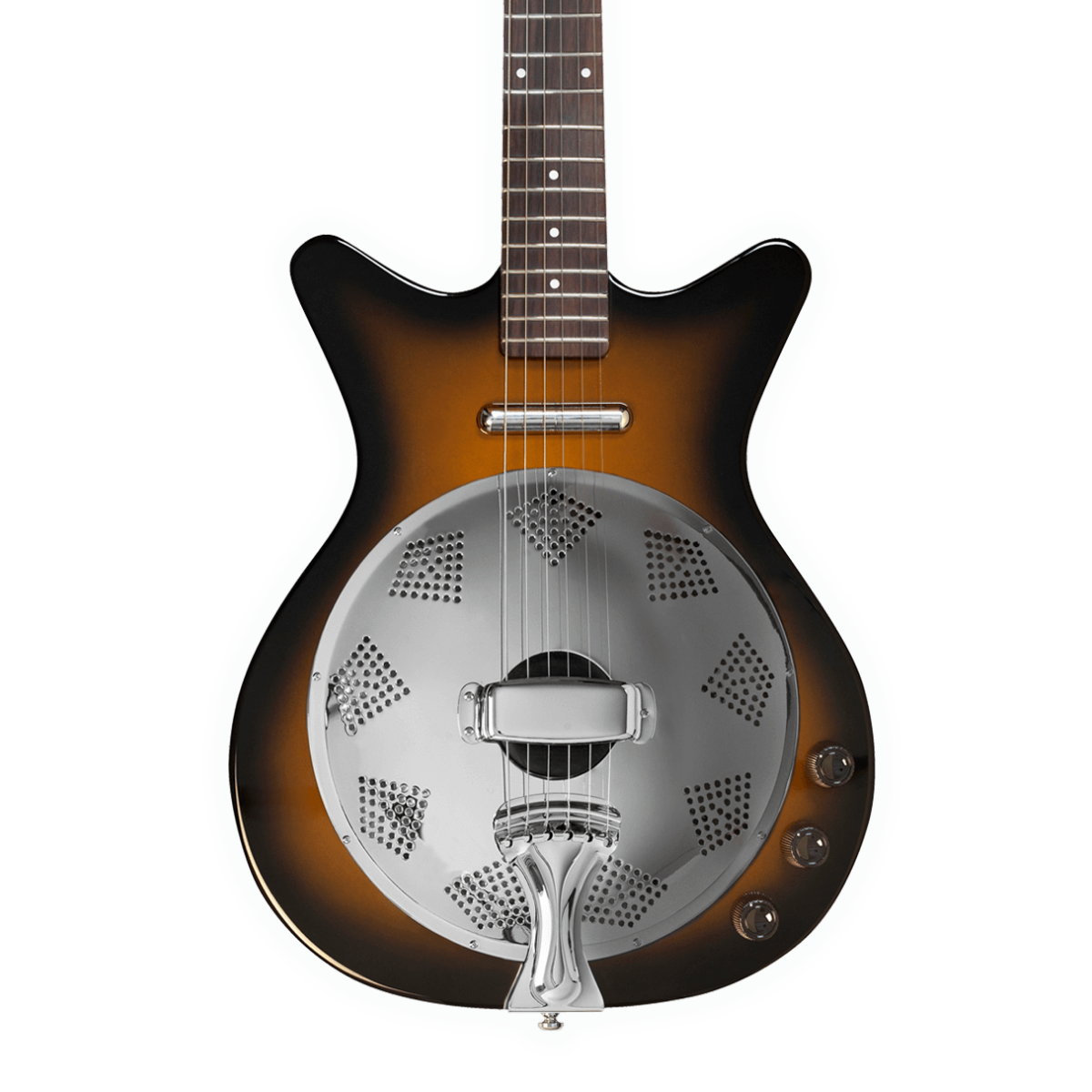 Danelectro '59 Resonator in Tobacco Sunburst