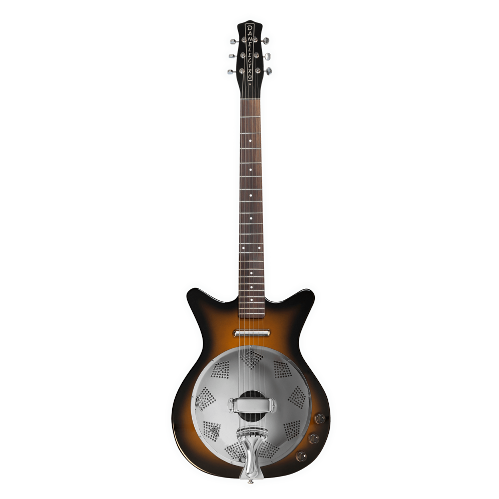 Danelectro '59 Resonator in Tobacco Sunburst