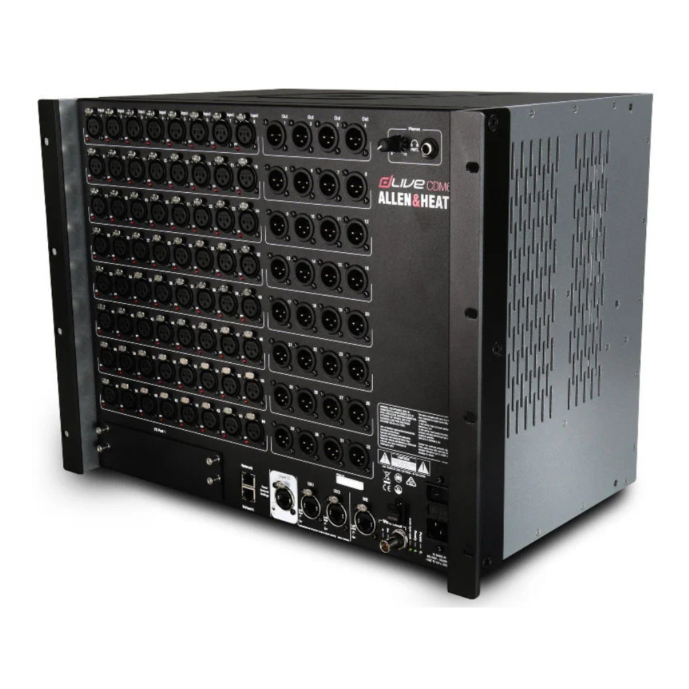 Allen & Heath dLive CDM64U Mixrack with UltraRackFX