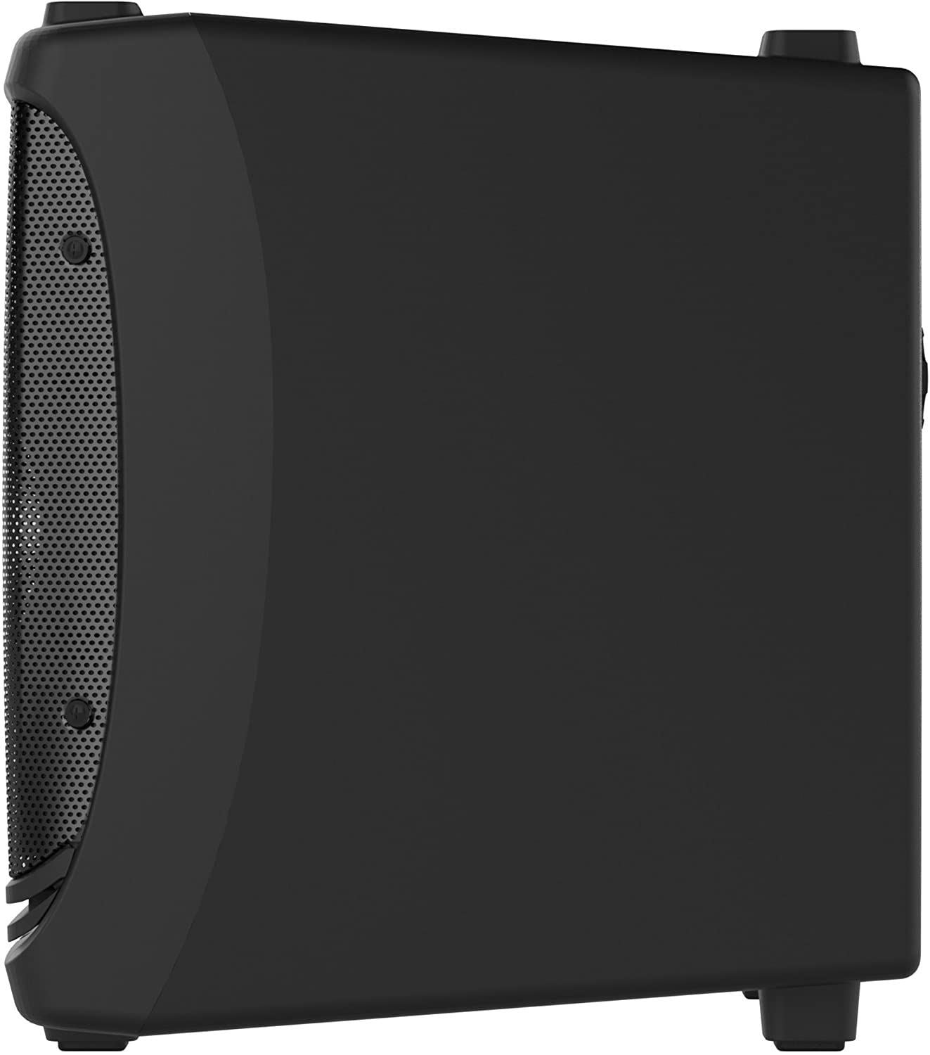 Mackie DLM12 2000 Watt 12-inch powered PA speaker with control panel and speaker grille, designed for professional sound reinforcement.