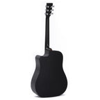 Sigma DMCE-BKB Dreadnought Acoustic Electric Guitar Black