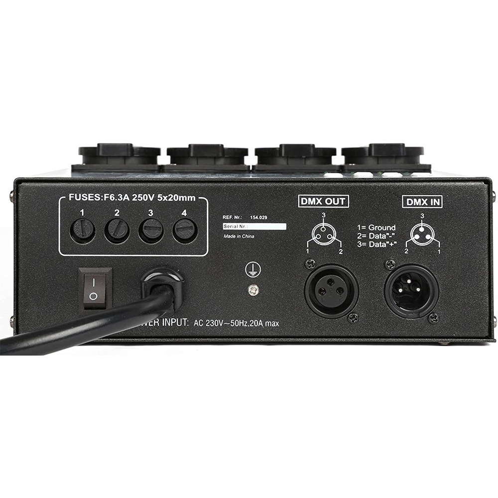 Beamz DMX-004DII 4-Channel DMX Switch Pack