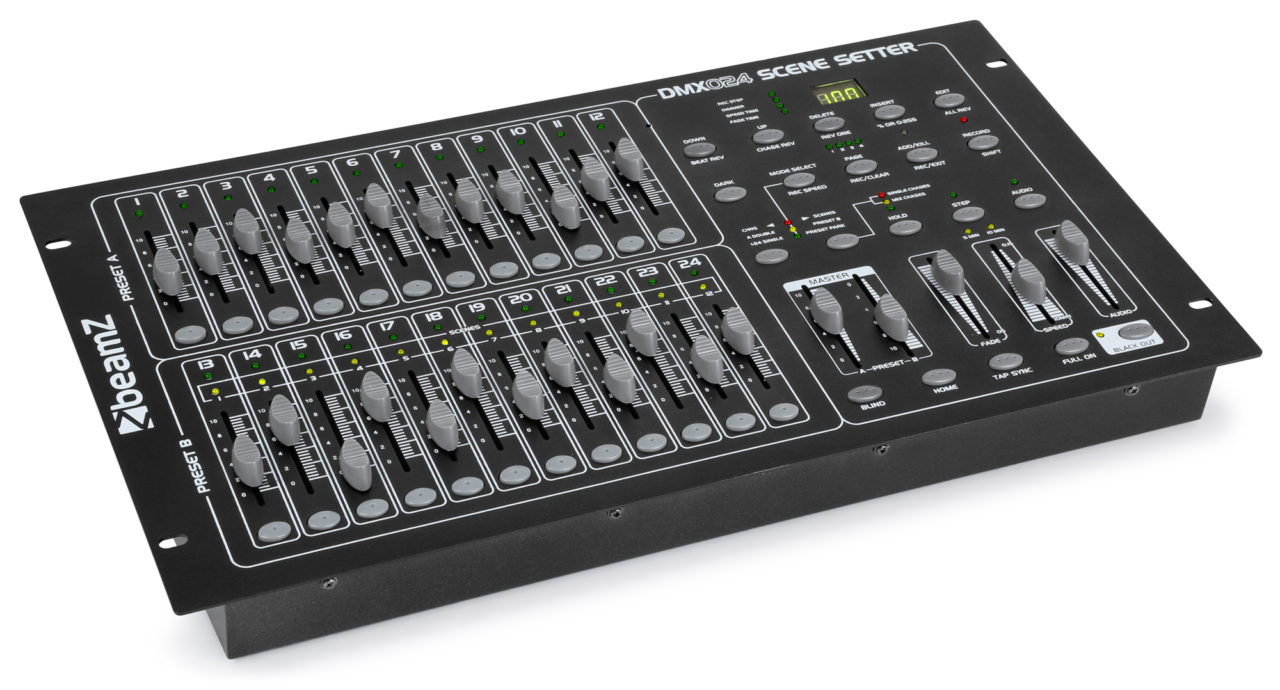Beamz DMX-24PRO 24 Channel Controller Scene Setter