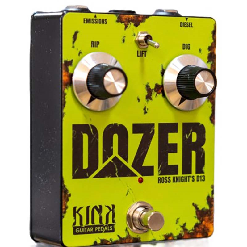 Kink Dozer Fuzz Guitar Effects Pedal Collaboration with Cosmic Psychos