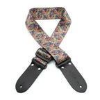 DSL Straps Weaving Series Digital Print Poly Guitar Strap 2in - Pais Mix