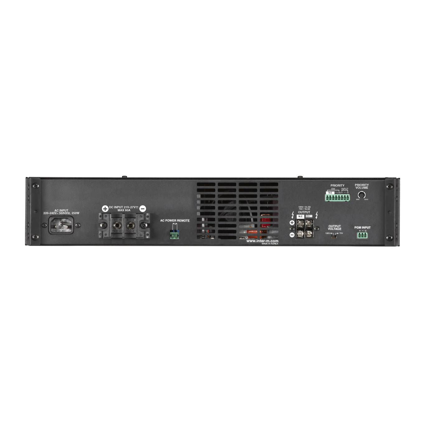InterM 900W Commercial Digital Power Amplifier 70V/100V