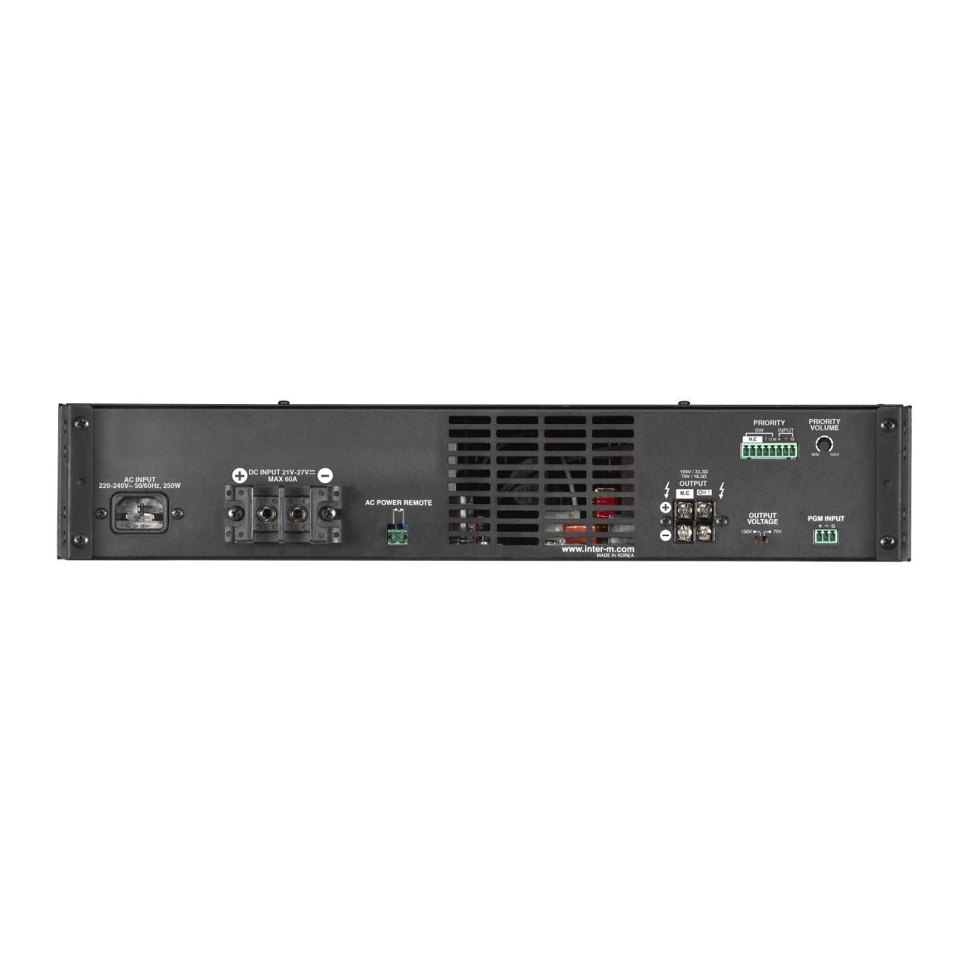 InterM 900W Commercial Digital Power Amplifier 70V/100V