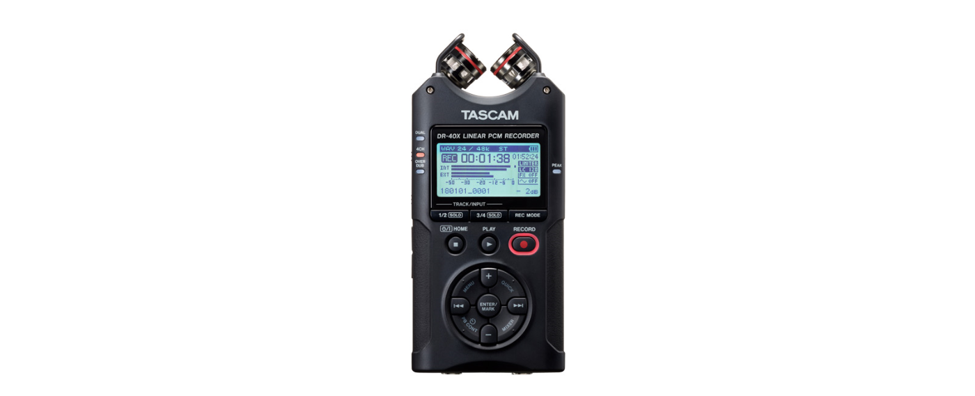 Tascam DR-40X 4 Channel Portable Recorder