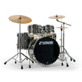Sonor AQX Stage 22" 5pc Drum Kit with Hardware - Black Midnight Sparkle