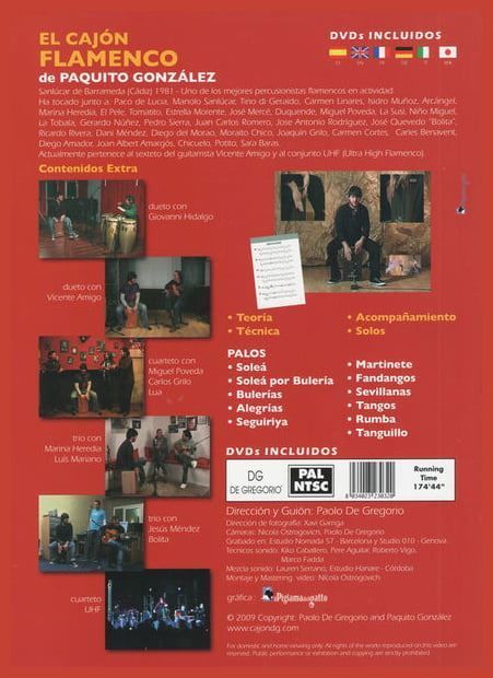El Cajon Flamenco by de Paquito Gonzalez Book & DVD