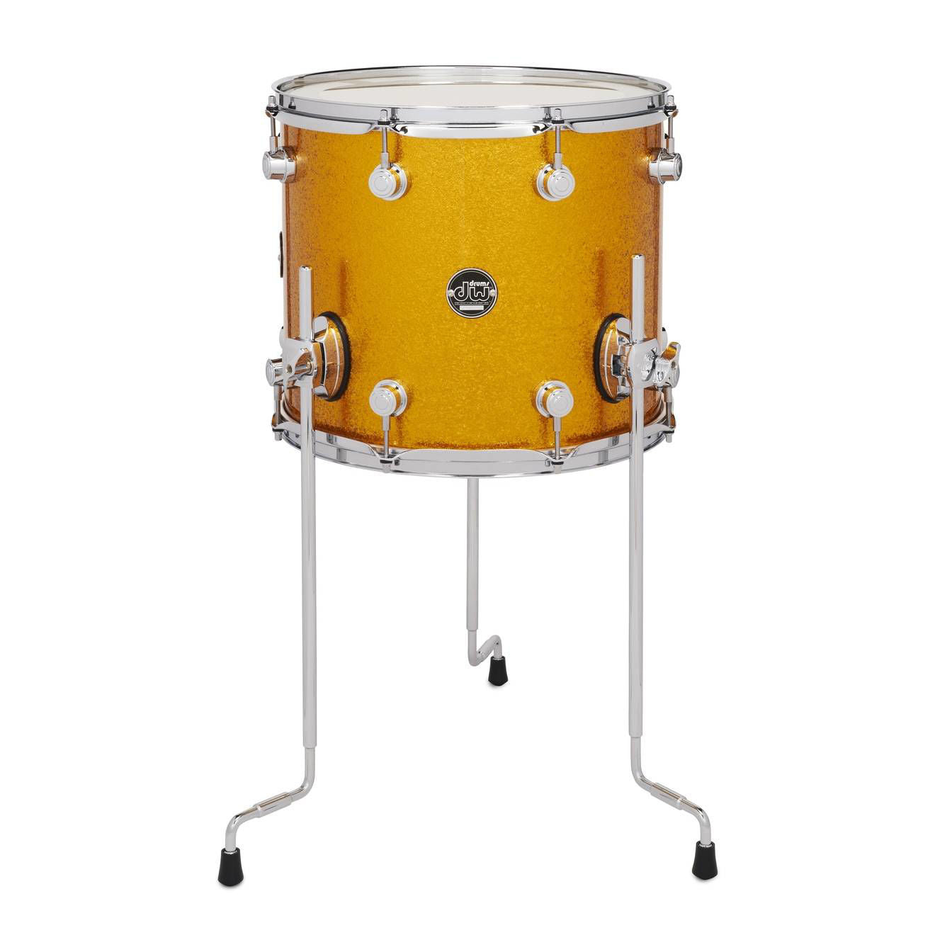 DW Performance Series 14x12 Floor Tom in Gold Sparkle Finish Ply