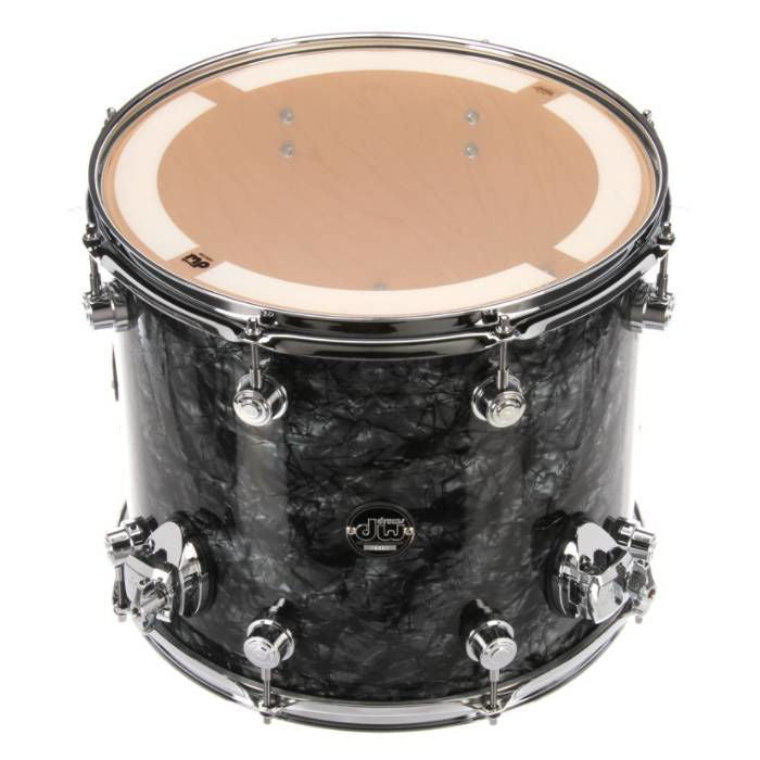 DW Performance FinishPly 14x16 Inch Floor Tom - Black Diamond