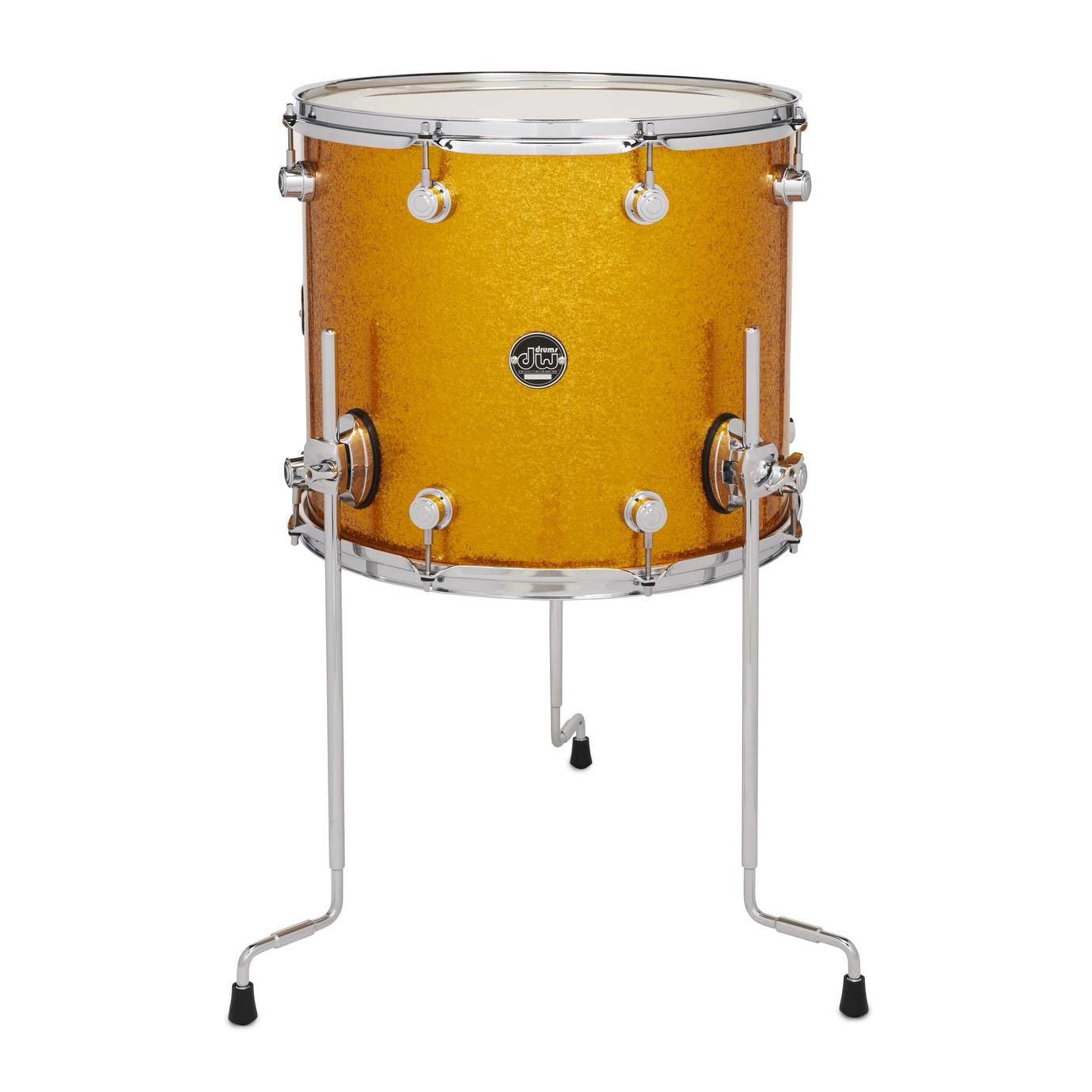 DW Performance Series 16x14 Floor Tom in Gold Sparkle Finish Ply