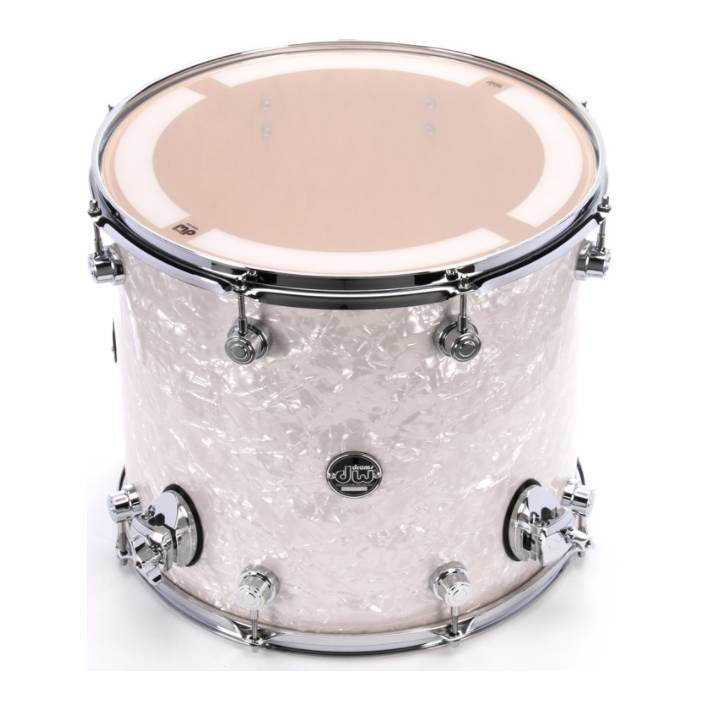 DW Performance FinishPly 14x16 Inch Floor Tom - White Marine